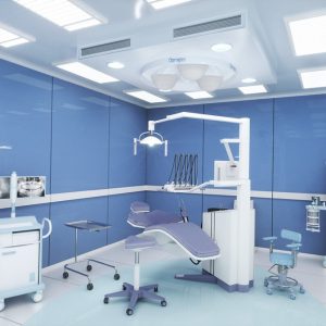 אופרגון במרפאת פה ולסת, למניעת זיהומים על ידי טיפול באוויר