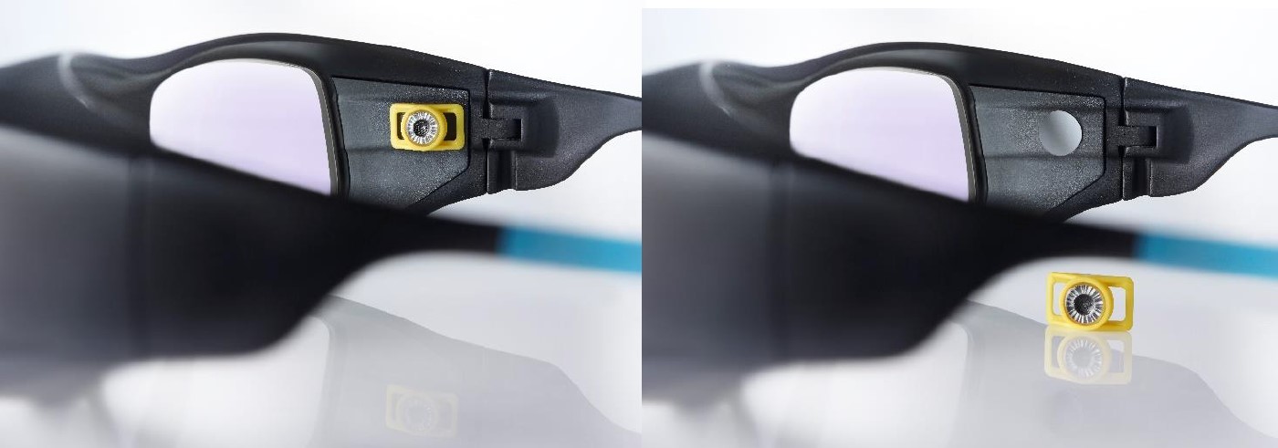 משקפי מגן רנטגן על משקף קיים